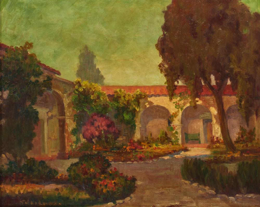 Oscar Theodore Jackman comparable auction result: oscar theodore jackman american 1878 1940 california mission oil on canvas 24 x 30in 61 x 76cm