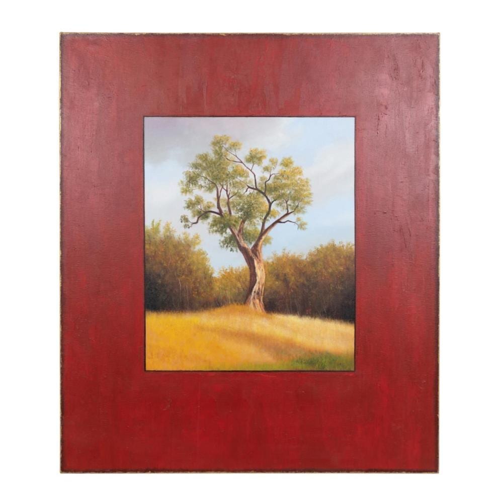 Scott Duce comparable auction result: scott duce olive tree oil on canvas