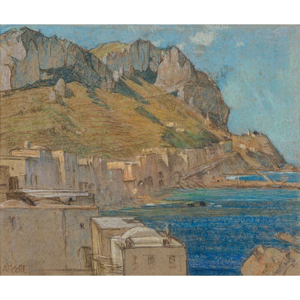 Walter Herbert Allcott comparable auction result: walter herbert allcott british 1880 1951 north african coastal town