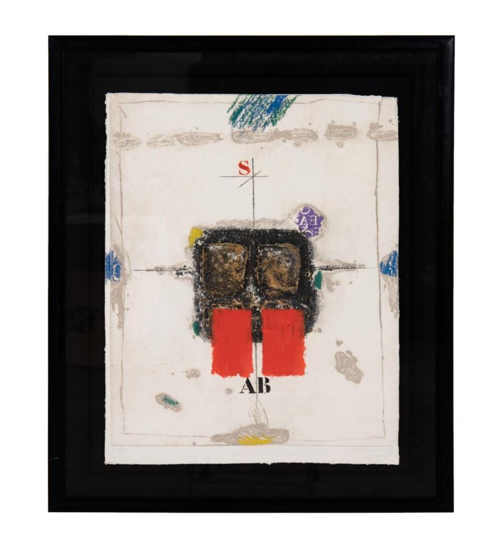 JAMES COIGNARD, "QUADRANT" ETCHING sold by Ahlers & Ogletree Inc., lot 1012 — auction record photograph