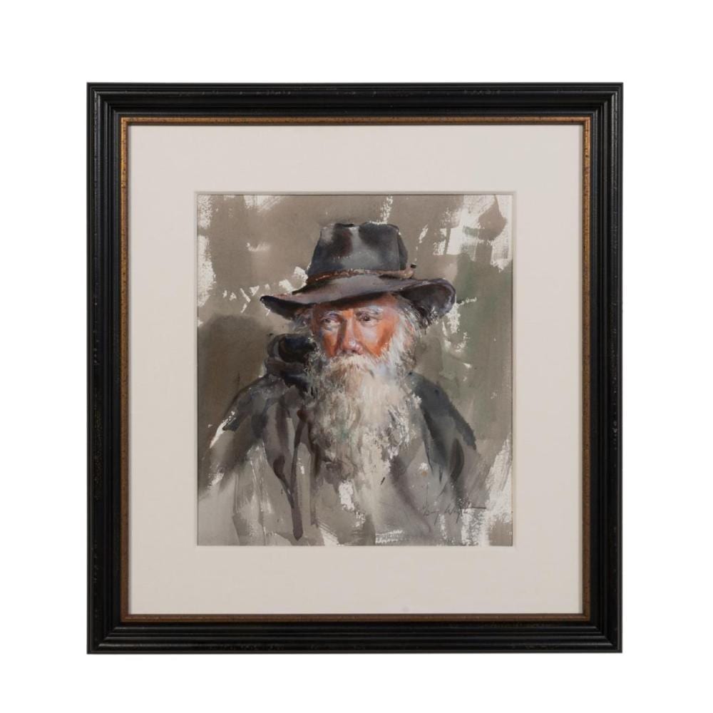 Mary Whyte comparable auction result: mary whyte portrait of bearded man w c