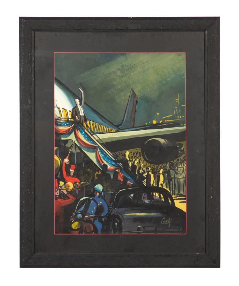 arthur getz hail to the chief illustration · Ahlers & Ogletree Inc. · 2023-01-14 Arthur Getz comparable auction result: arthur getz hail to the chief illustration