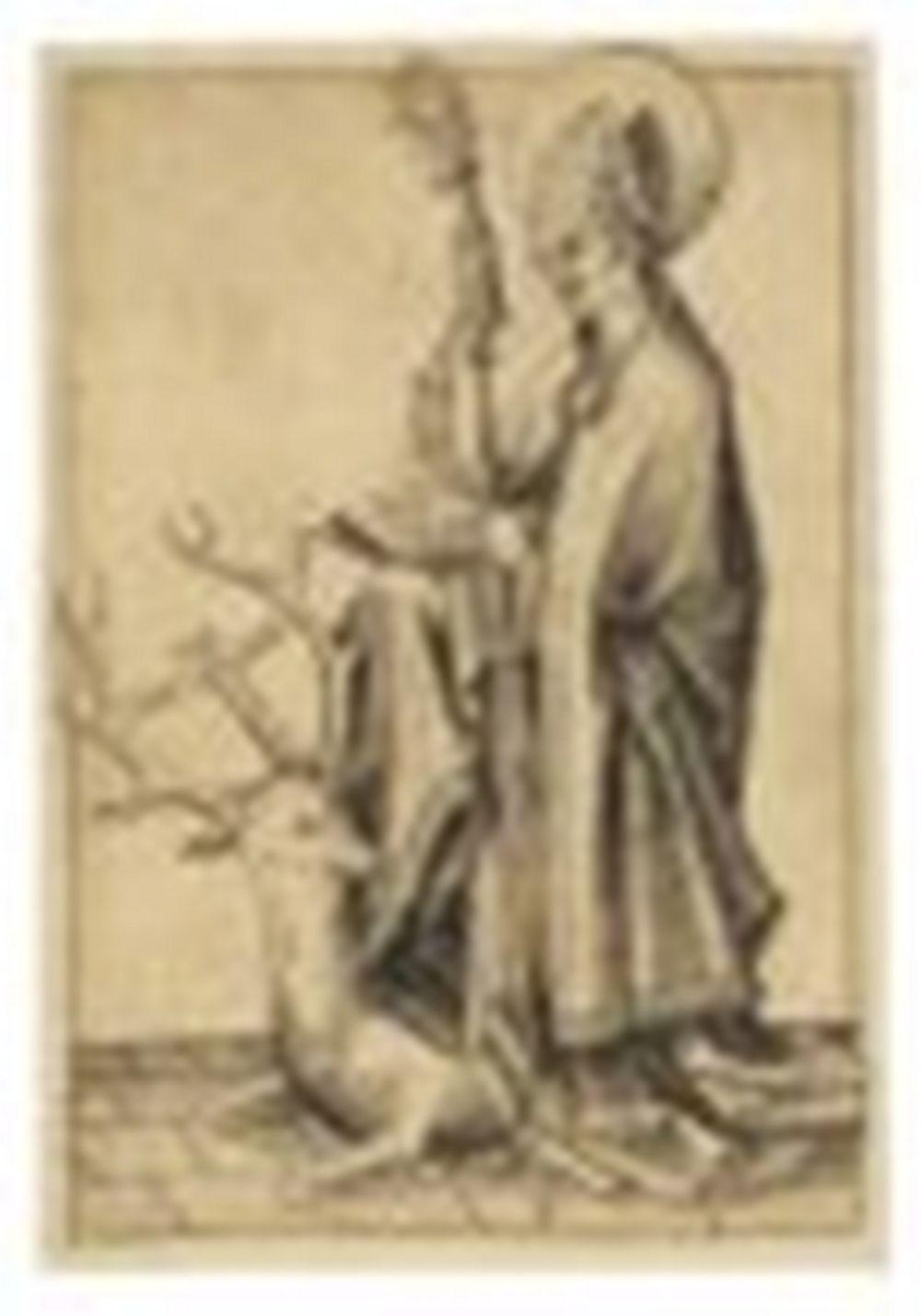 Israhel van Meckenem comparable auction result: israhel van meckenem 1440 1503 saint hubert