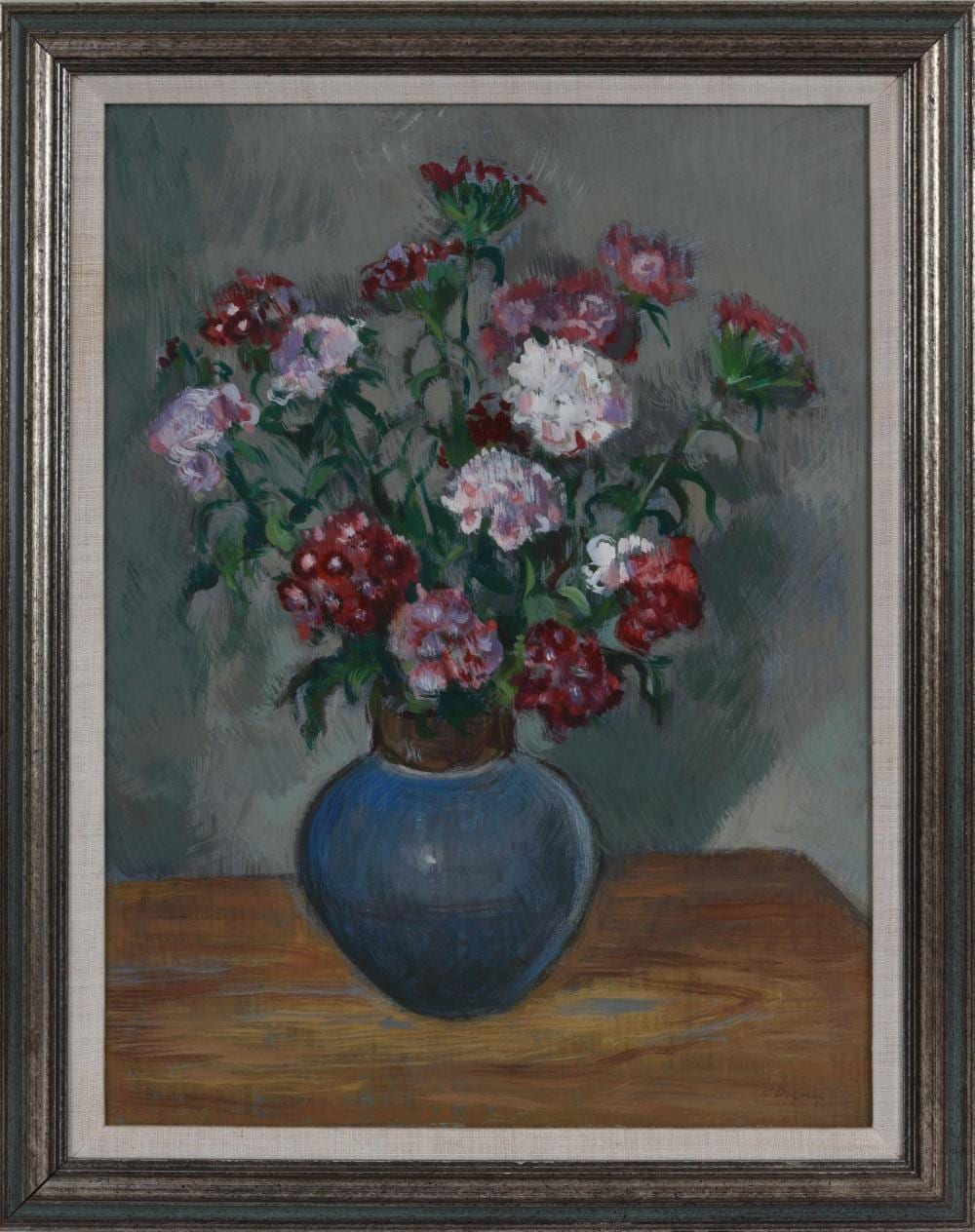 Karl Drerup comparable auction result: karl drerup 1904 2000 vase of flowers