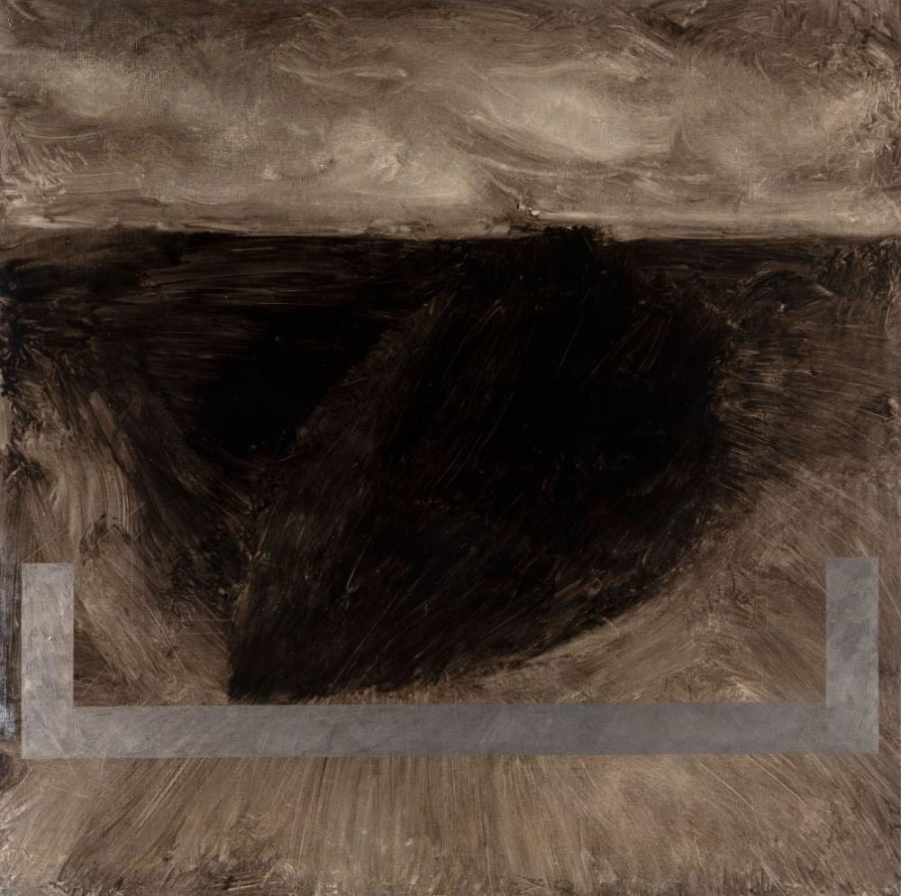 Salvatore Garau comparable auction result: salvatore garau italy 1953 fondamenta gand a 1990 oil on canvas signed dated titled and located on the back