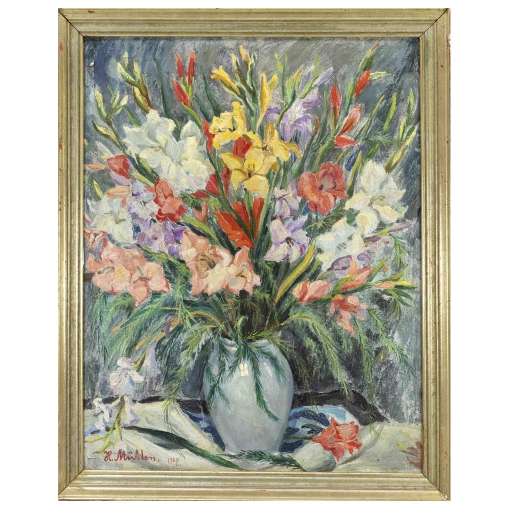 Hermann Mühlen comparable auction result: hermann m hlen 1886 1964 lush fl