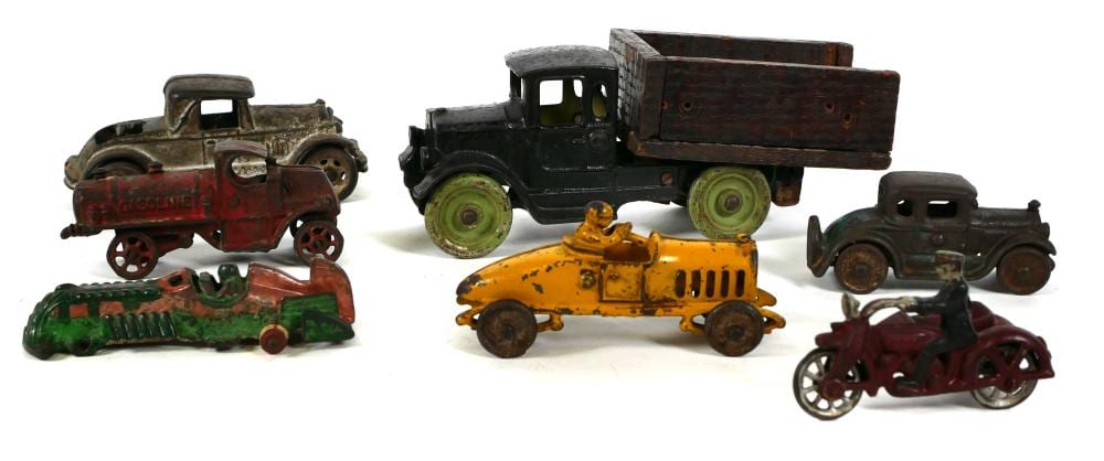 Antique Cast Iron Vehicle Toys sold by Blackwell Auctions LLC, lot 216 — auction record photograph