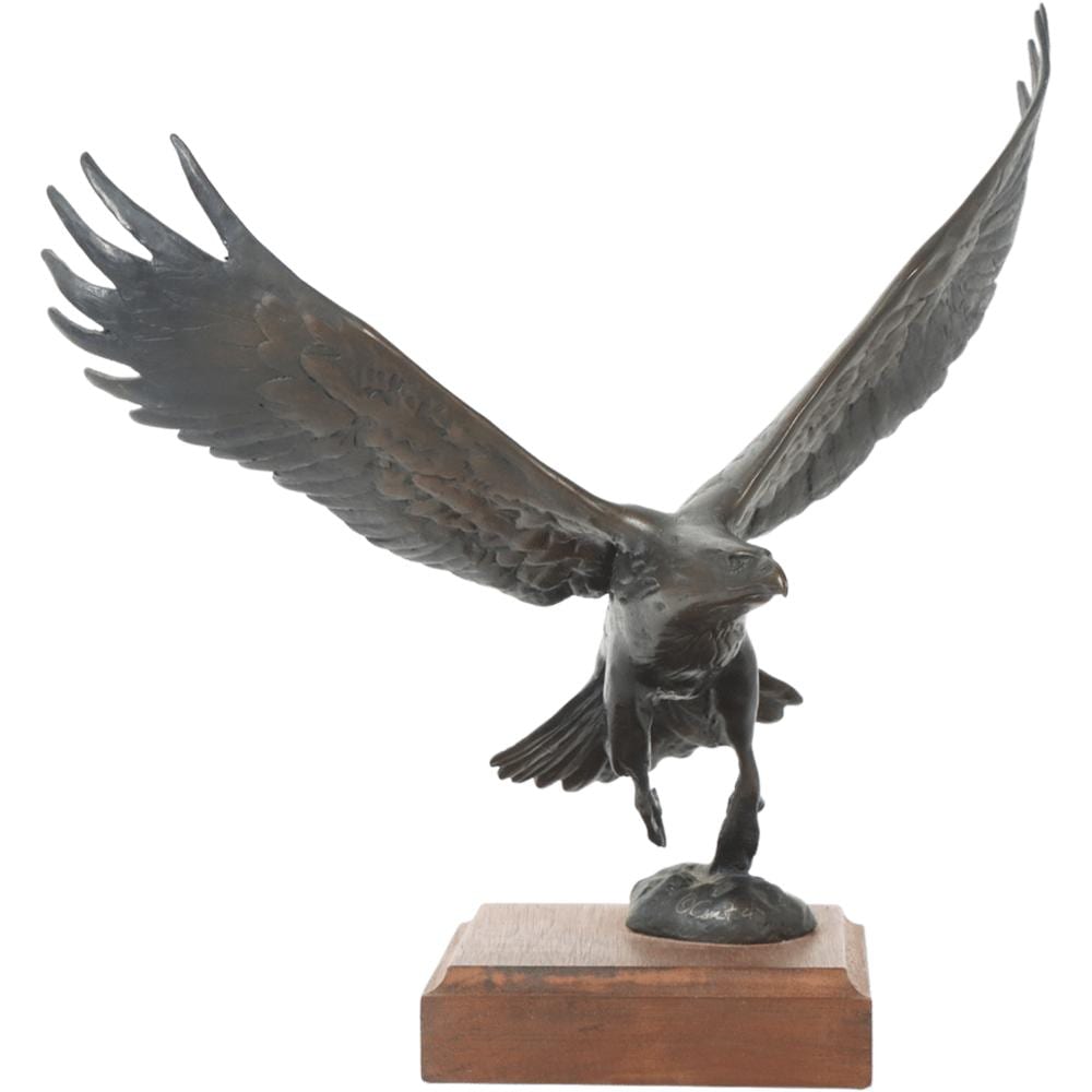 Chester Comstock comparable auction result: chester comstock 20th 21st c usa bronze eagle