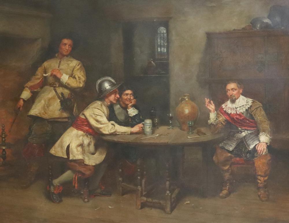 Walter Duncan comparable auction result: walter duncan 1848 1932 painting tavern scene