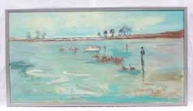 Isabel White comparable auction result: isabel white oil florida bay hoosier salon 1