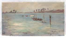 Isabel White comparable auction result: isabel white oil canvas florida bay indiana art 2