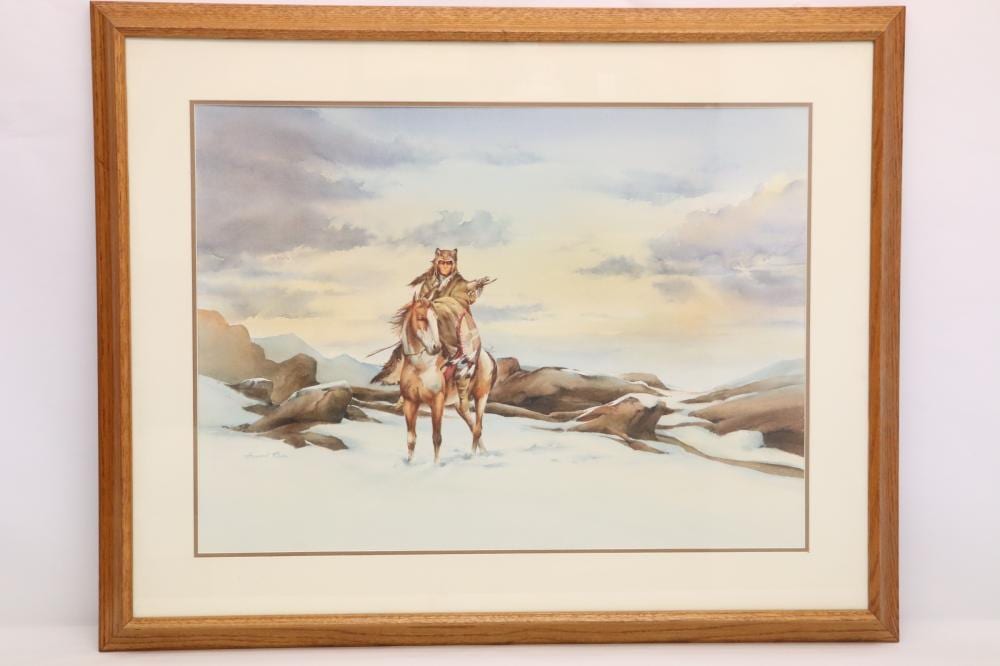 Howard Rees comparable auction result: watercolor on paper by howard rees