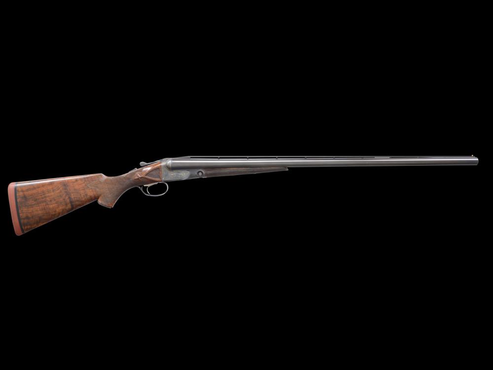 EXCEPTIONAL NEAR MINT AND FINEST OF ITS KIND PARKER AHE 12 GAUGE SHOTGUN WITH OPTIONS sold by Guyette & Deeter, lot 19 — auction record photograph