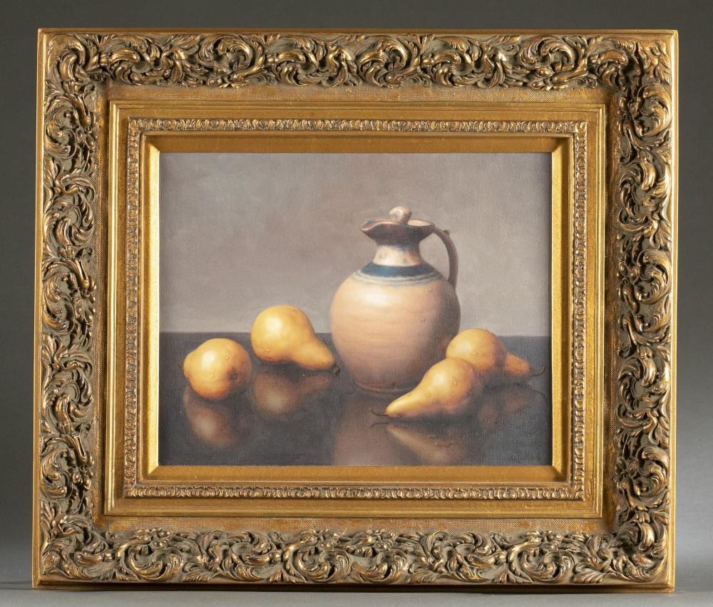 Alfred Jackson comparable auction result: alfred jackson still life with pears o c
