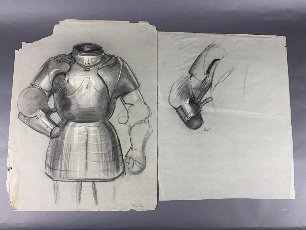 Allyn Cox comparable auction result: allyn cox 11 sketches