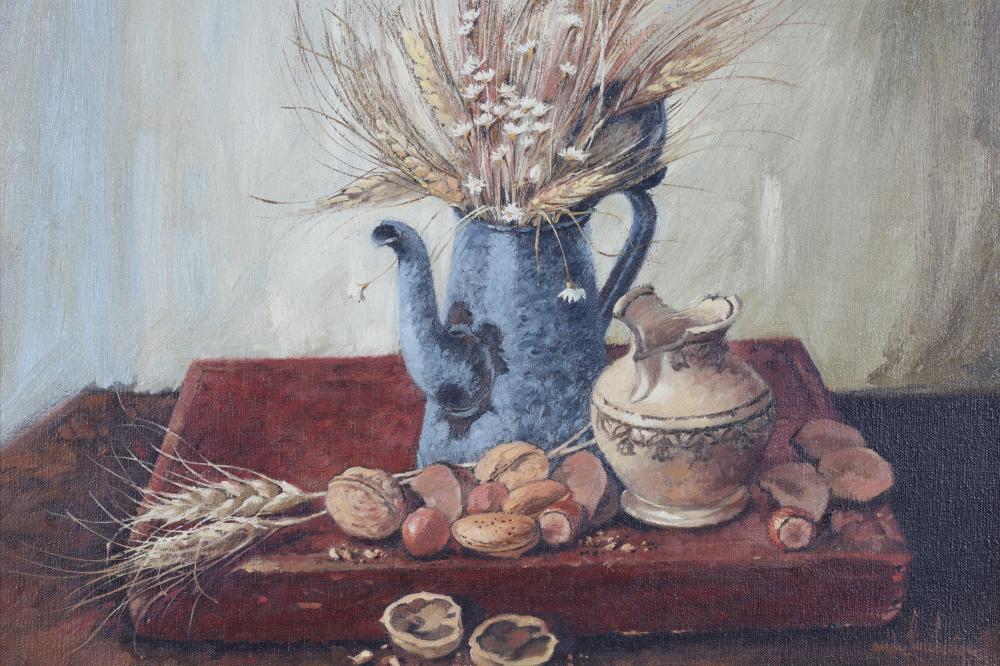 Andre L'Archeveque comparable auction result: andre l archeveque oil painting still life