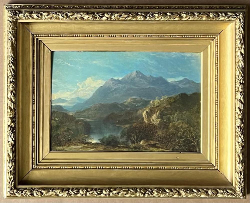 Horatio McCulloch comparable auction result: horatio mcculloch mountain landscape o b