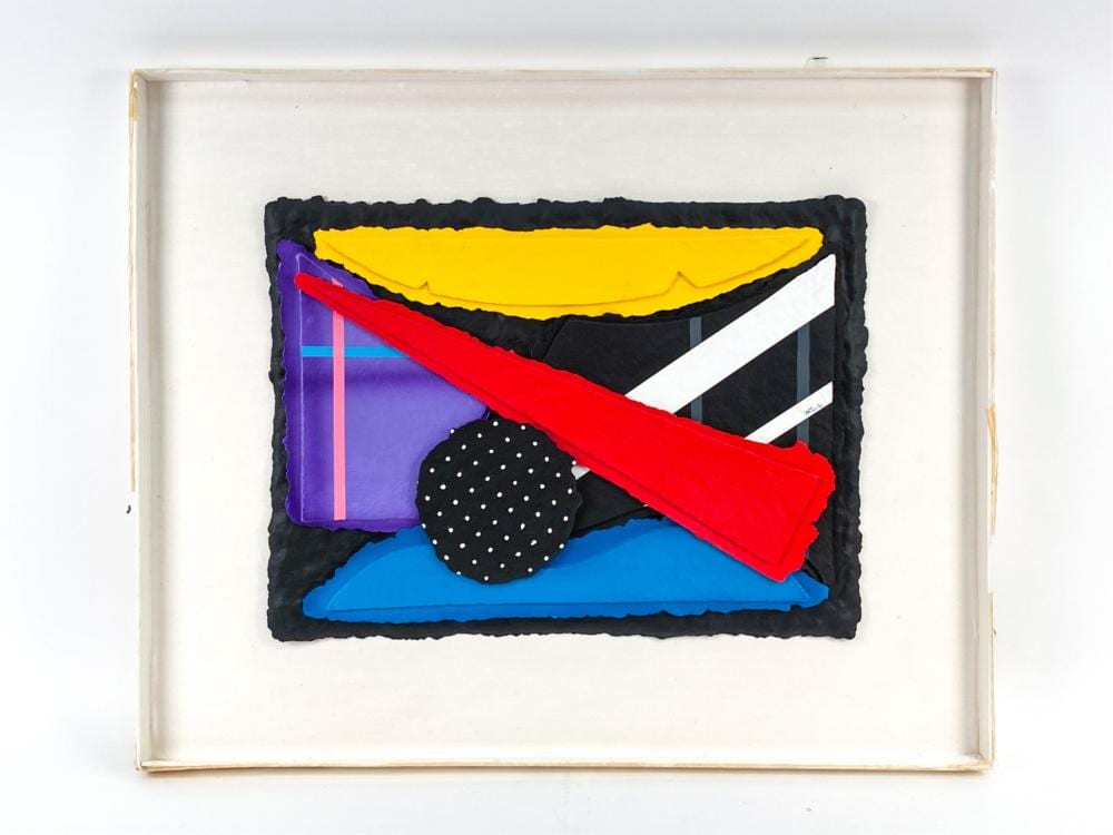 Neil Loeb comparable auction result: neil loeb b 1950 mixed media paper construction