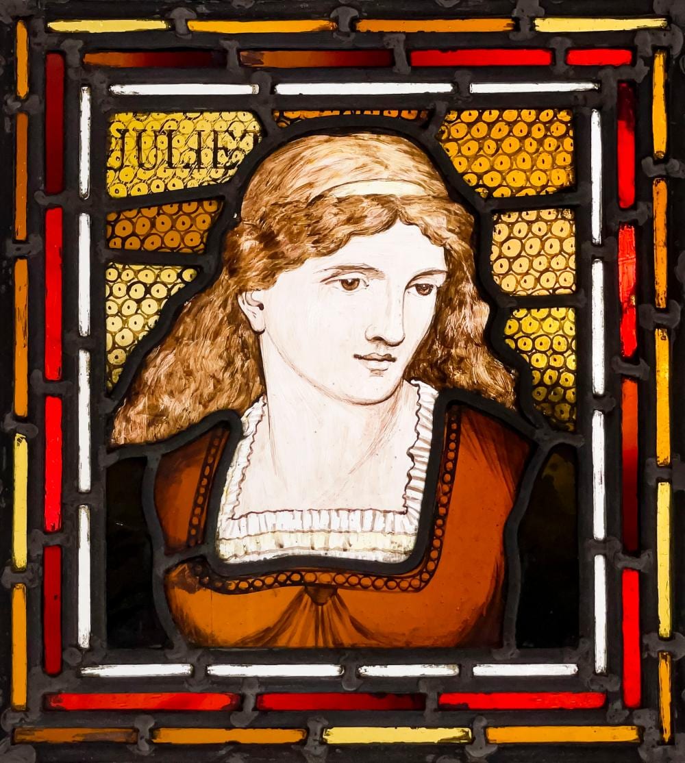 Daniel Cottier comparable auction result: daniel cottier attributed victorian stained and leaded glass panel