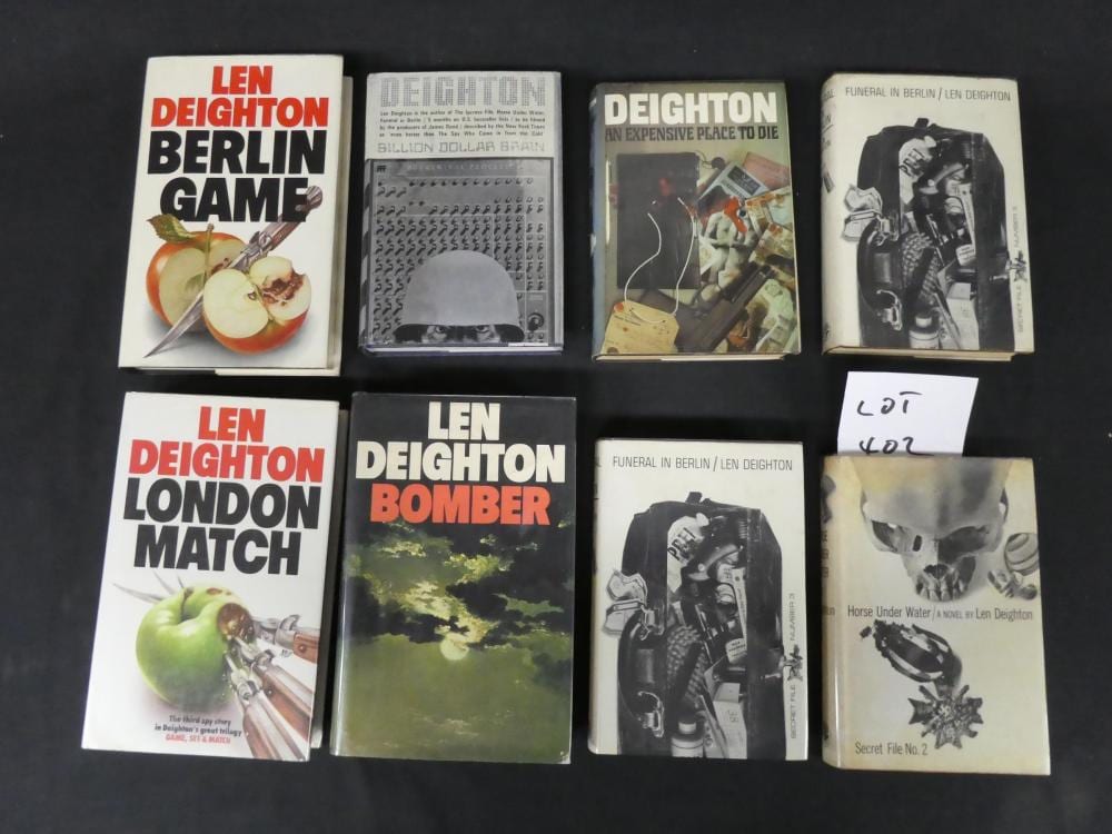 len deighton · Sydney Rare Book Auctions · 2023-01-16 Leonard Cyril Deighton comparable auction result: len deighton