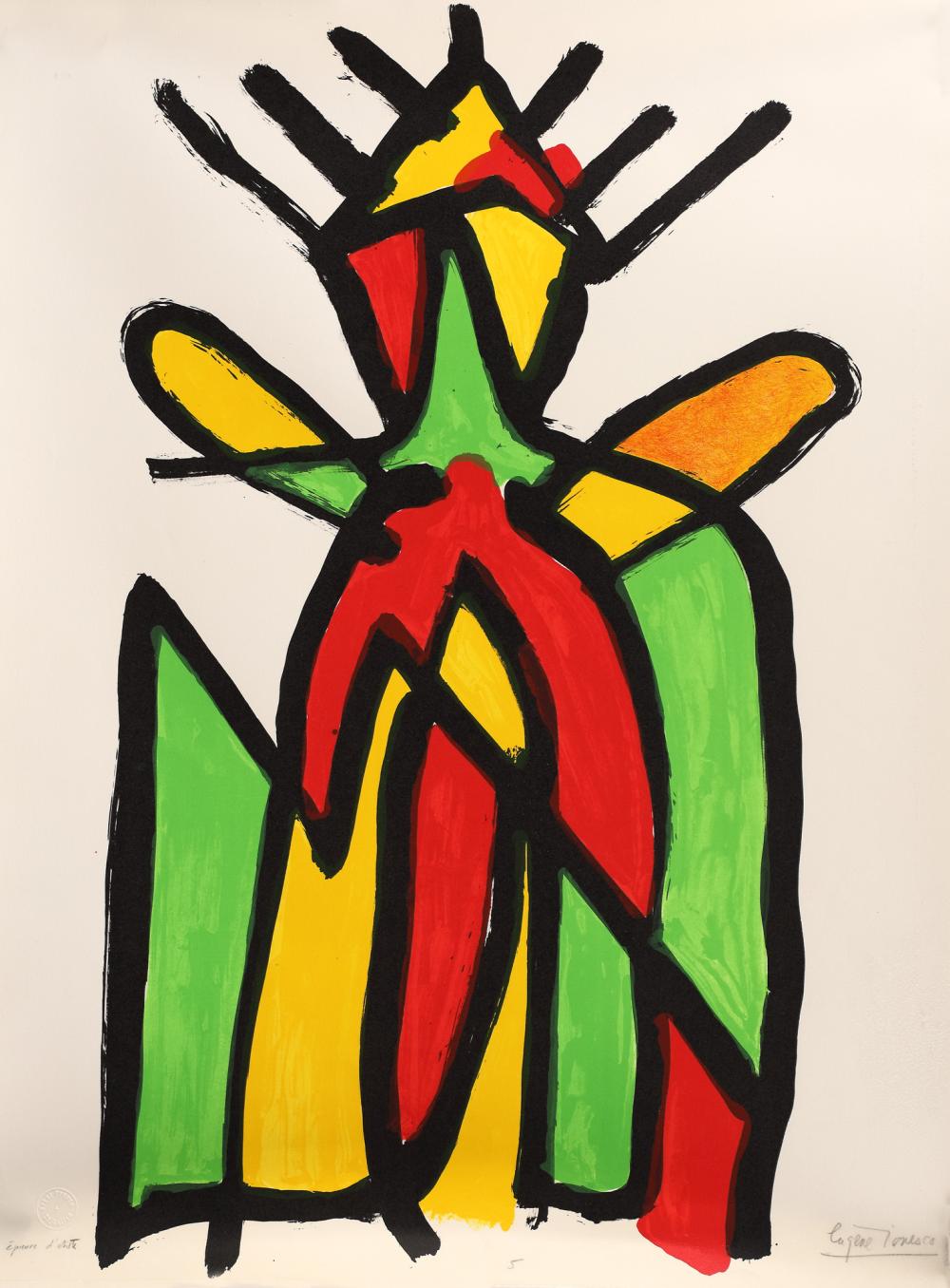 Eugene Ionesco comparable auction result: eugene ionesco le roi