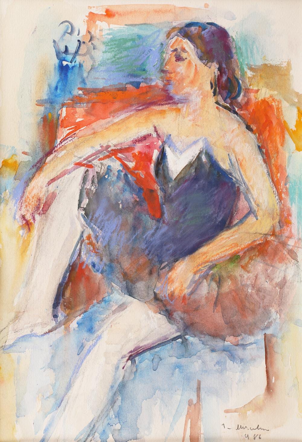 Ion Musceleanu comparable auction result: ion musceleanu ballerina resting