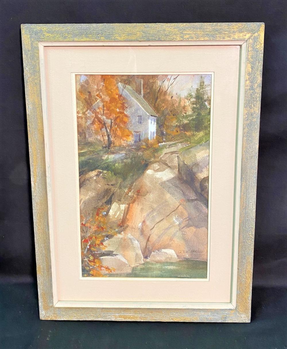 GENEVIEVE WILHELM comparable auction result: genevieve wilhelm 1908 2005 original watercolor painting 12 in x 16 in