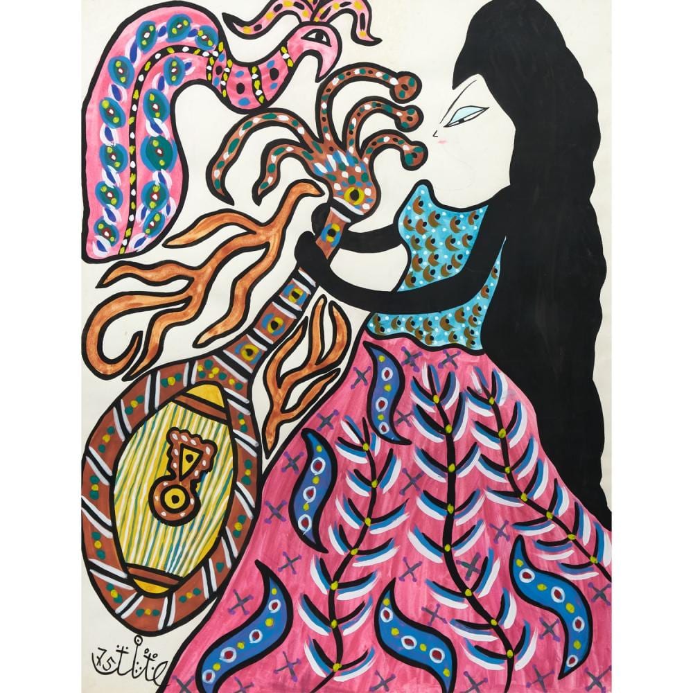 Baya Mahieddine comparable auction result: baya mahieddine fatma haddad 1931 1998