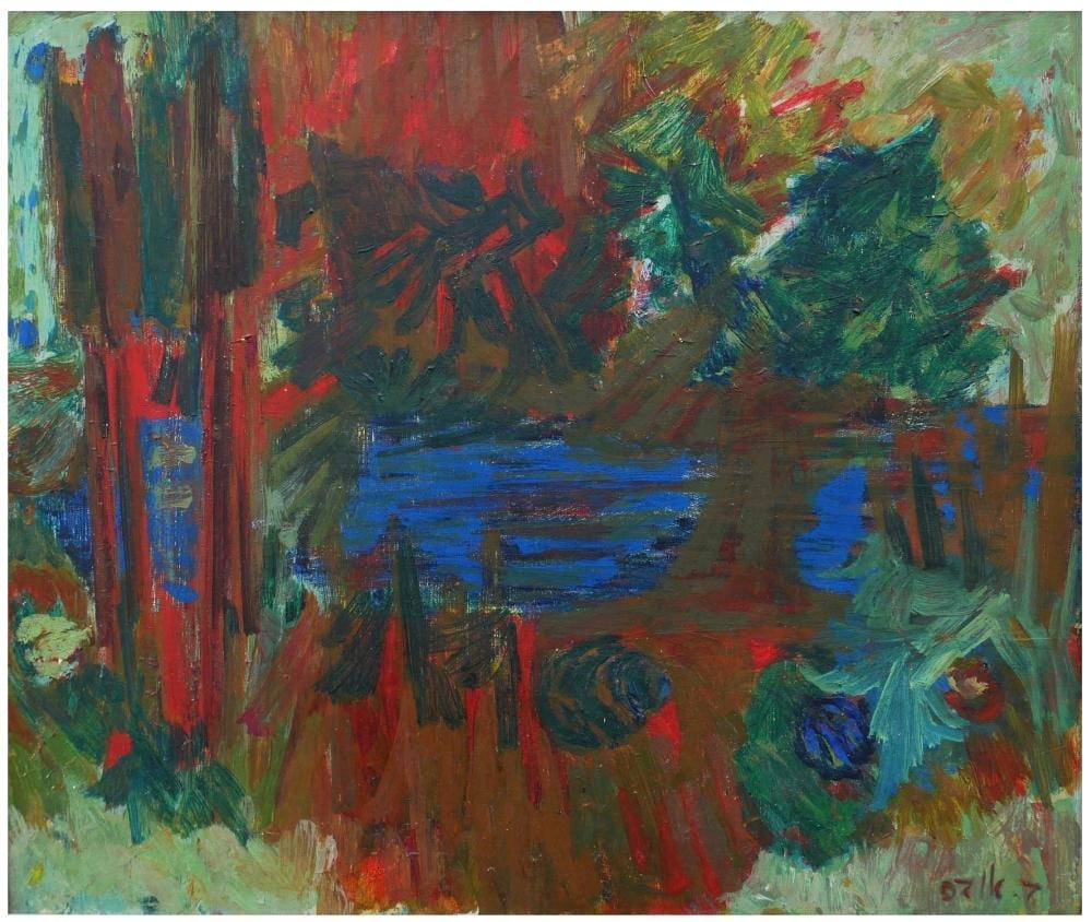 Bluma Odess Ronkin comparable auction result: bluma odess ronkin israeli lithuanian 1912 2007