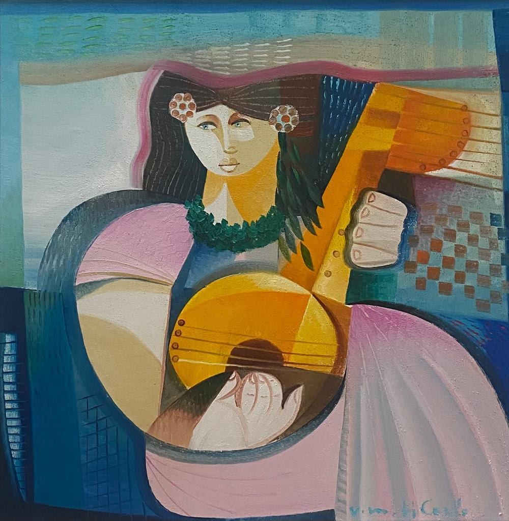 Vittorio Maria DiCarlo comparable auction result: vittorio maria di carlo la musicante