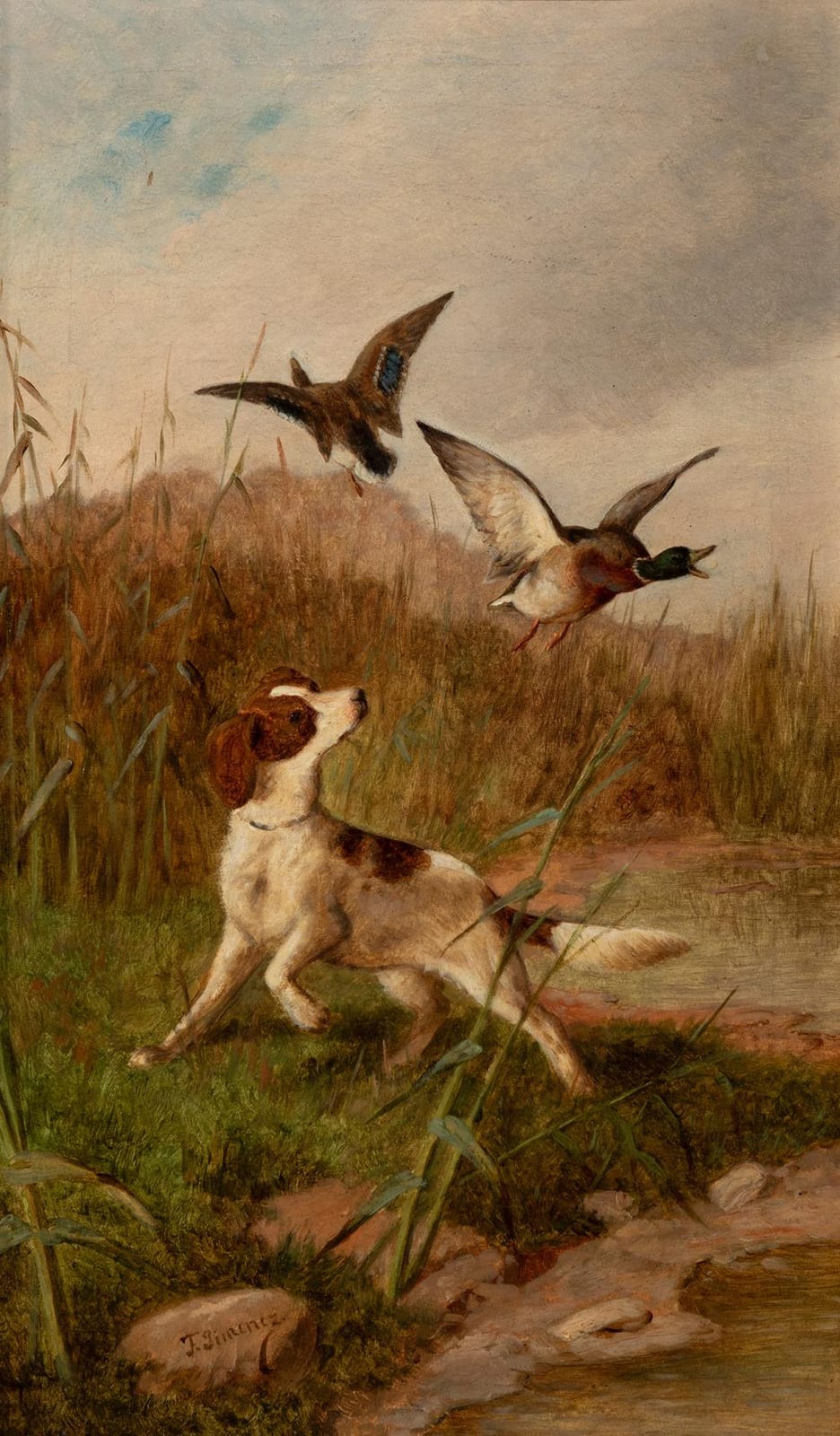 Federico Jiménez y Fernández comparable auction result: federico jim nez y fern ndez madrid 1841 1931 hunting oil on canvas signed in the lower left corner