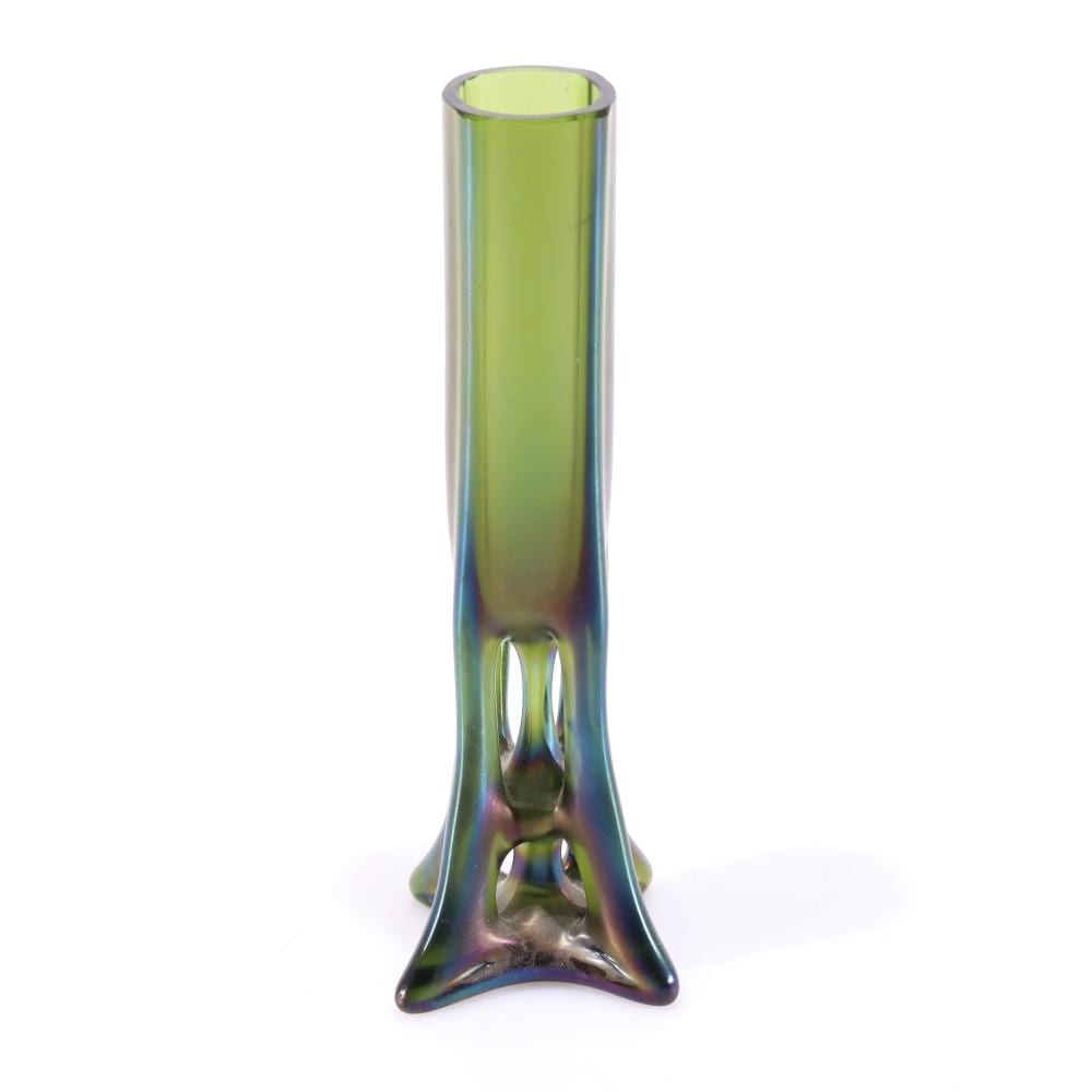 Marie Louise Kirschner comparable auction result: marie kirschner iridescent green vase