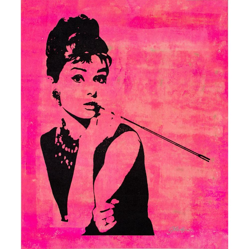 Gail Rodgers comparable auction result: gail rodgers american signed acrylic and silkscreen