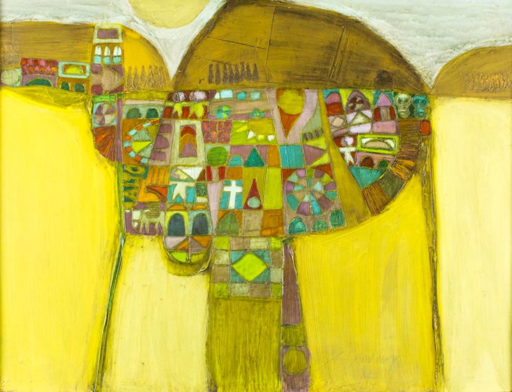 Don Dudley (CA,NY,b 1930) oil painting sold by Broward Auction Gallery LLC, lot 17 — auction record photograph