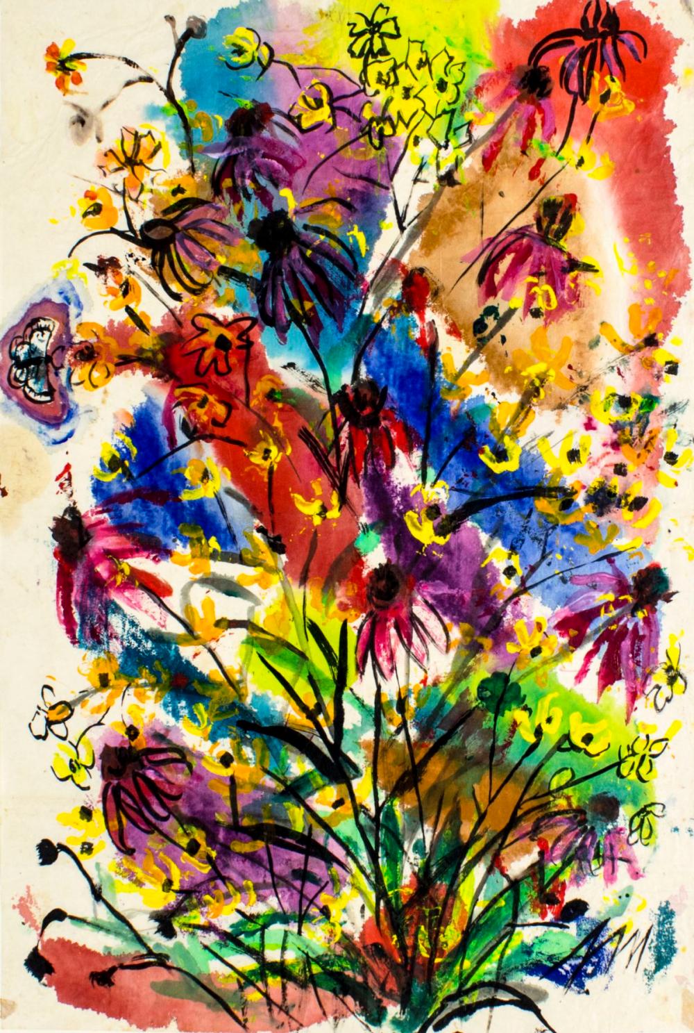 Josephine Mahaffey comparable auction result: josephine mahaffey tx 1903 1982 watercolor painting