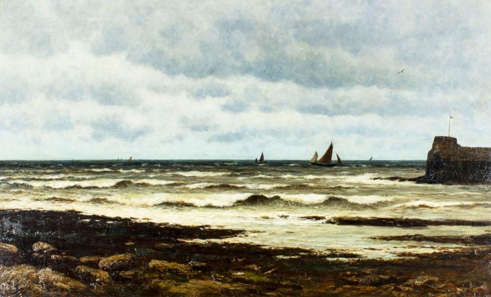 Reginald Aspinwall comparable auction result: reginald aspinwall uk 1858 1921 oil painting antique