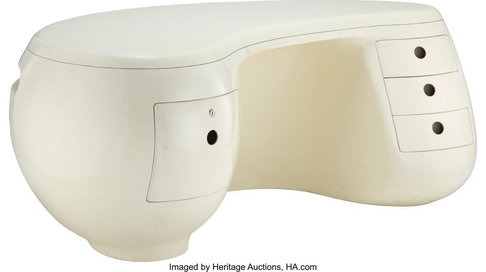 Maurice Calka comparable auction result: maurice calka french 1921 1999 boomerang desk circa 1970 leleu deshays fibe