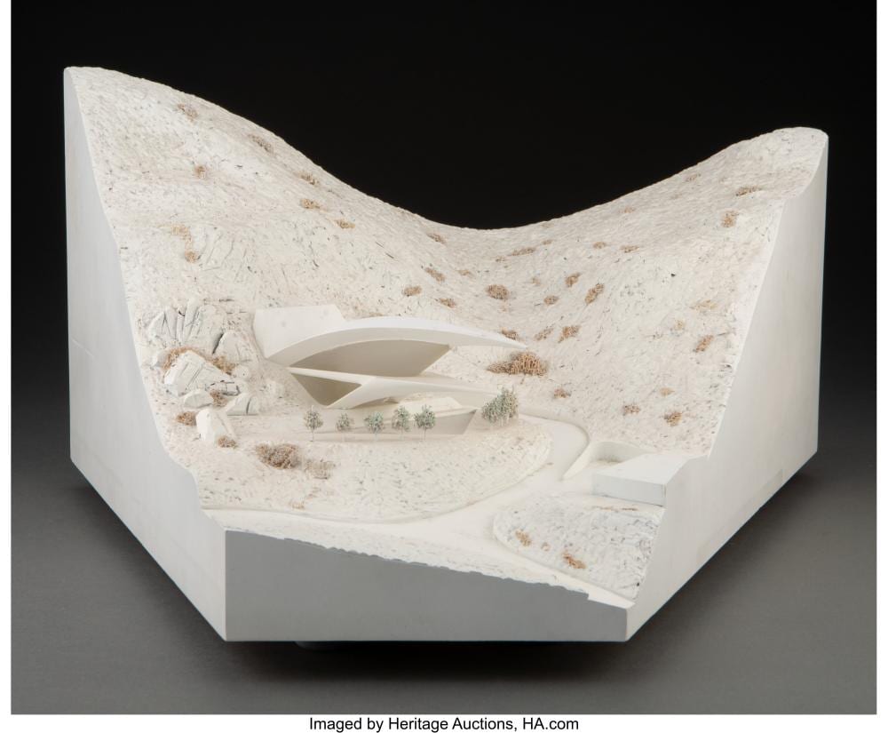 Santiago Calatrava comparable auction result: santiago calatrava valls spanish 1951 architectural model for the kopp reside