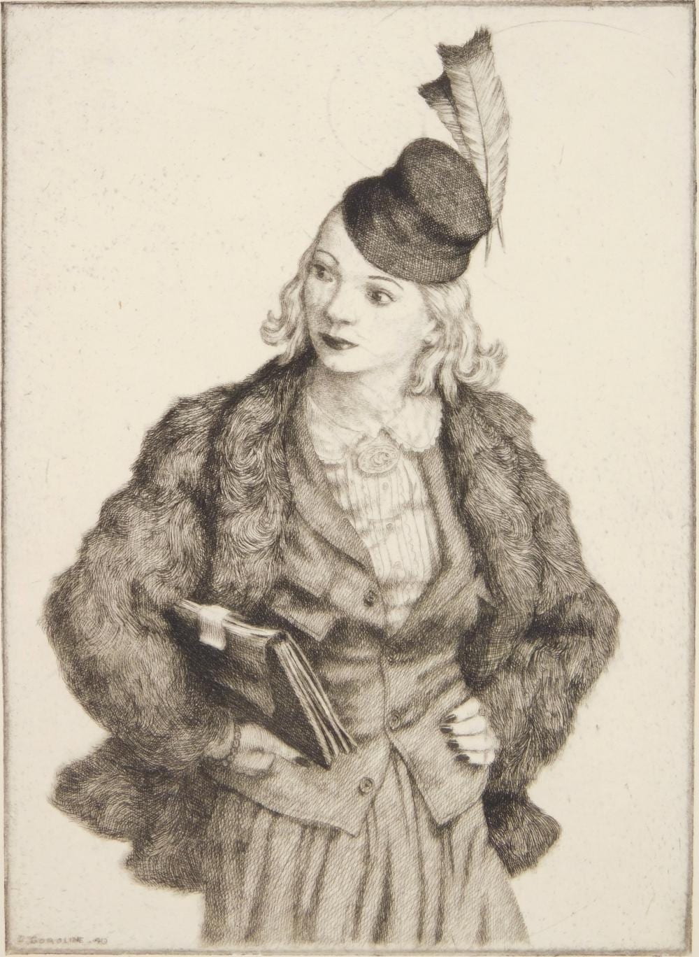 Douglas Gorsline comparable auction result: douglas gorsline etching