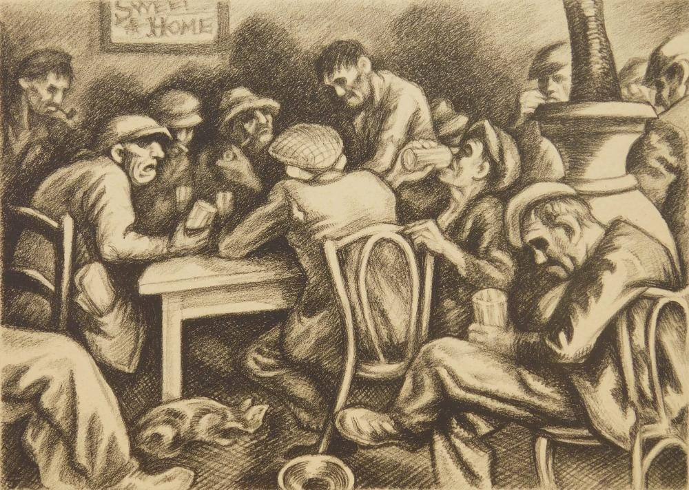 Eli Jacobi comparable auction result: eli jacobi lithograph