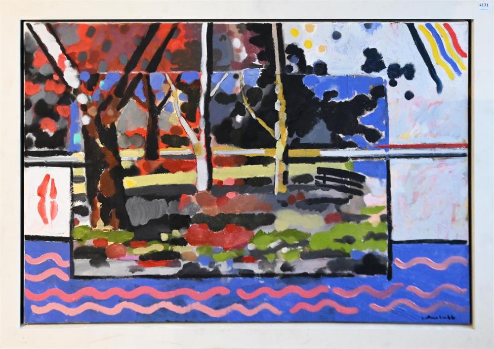Robin Wallace-Crabbe comparable auction result: robin wallace crabbe botanical gardens 1998 oil on canvas signed lower right 61 x 90cm frame size 71 x 100cm provenance the