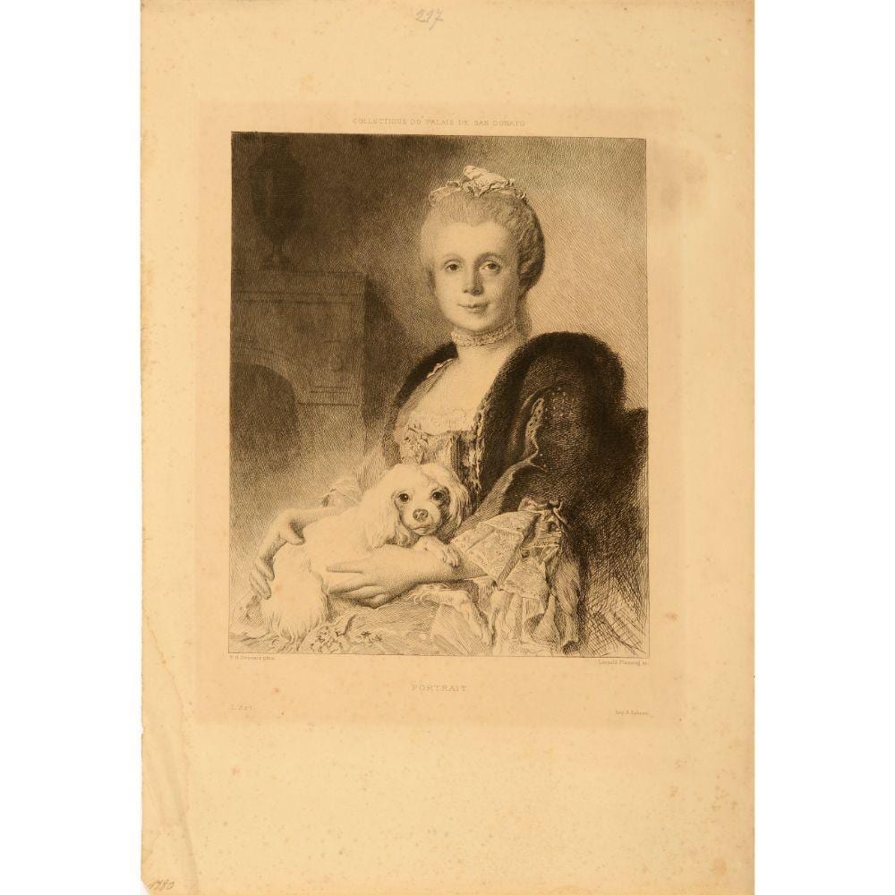 portrait de la collections du palais de san donato · Veritas Art Auctioneers · 2023-01-25 François-Hubert Drouais comparable auction result: portrait de la collections du palais de san donato