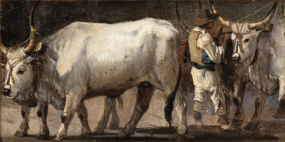 carlo coleman pontefract 1807 rome 1874 herdsmen with oxen 1840 · Bertolami Fine Art s.r.l. · 2023-02-16 Charles Coleman comparable auction result: carlo coleman pontefract 1807 rome 1874 herdsmen with oxen 1840