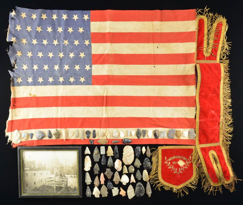U.S. MILITARIA, NATIVE AMERICAN ARTIFACTS & MORE. sold by Poulin Antiques & Auctions, lot 1533 — auction record photograph