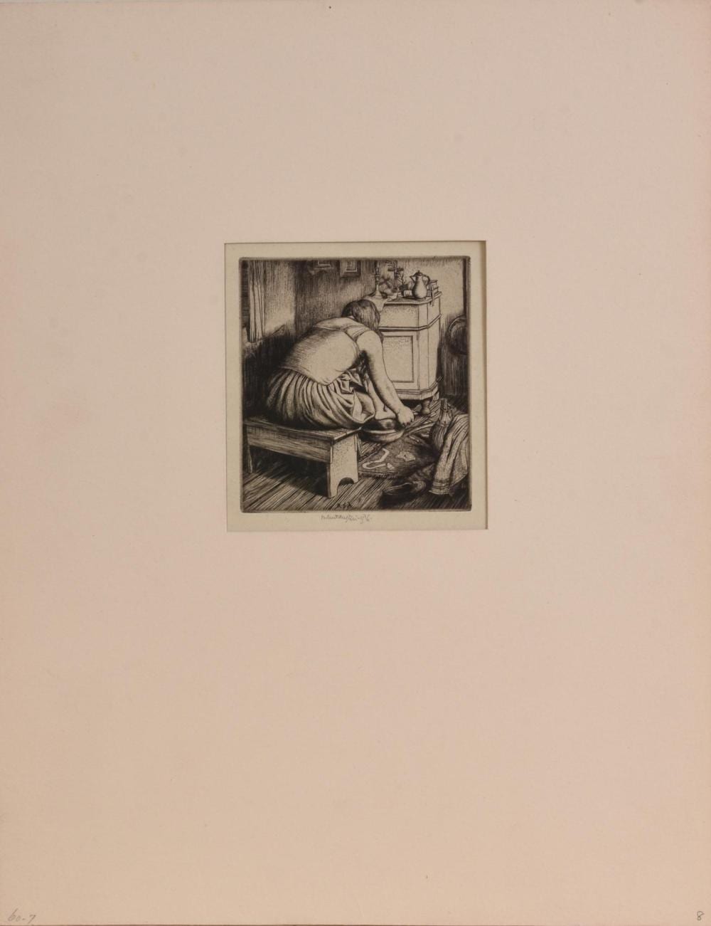 Robert Sargent Austin comparable auction result: robert sargent austin etching