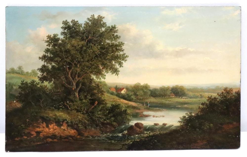 Constable, John Succession Oil on Panel sold by Antiques & Art International, lot 11 — auction record photograph