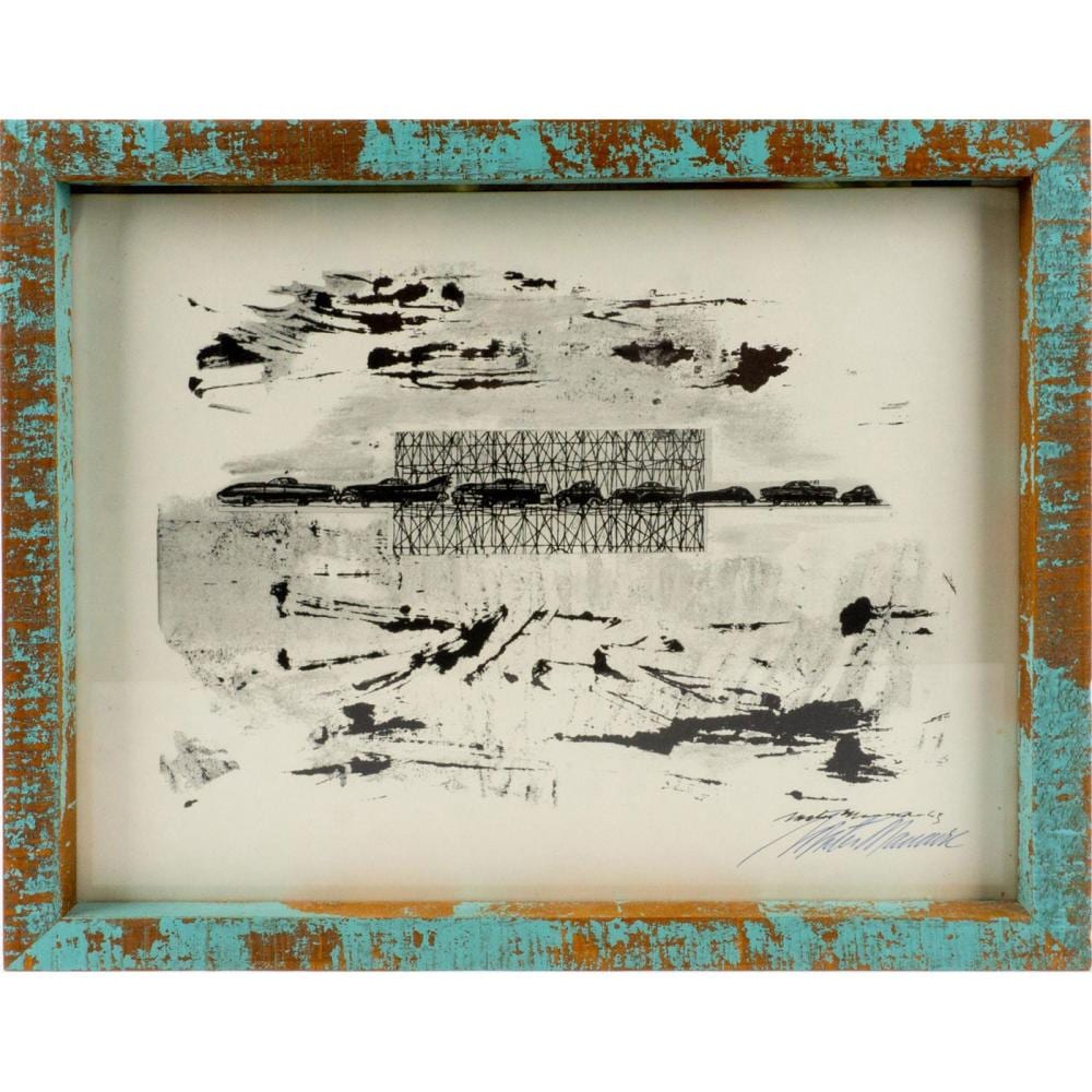 Mateo Manaure comparable auction result: mateo manaure venezuelan 1926 2018 multi media lithograph