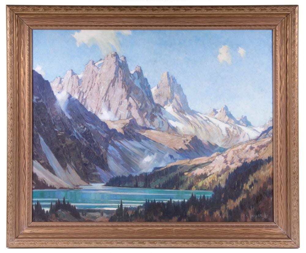 Alfred Crocker Leighton comparable auction result: alfred crocker leighton alberta canada 1901 1965