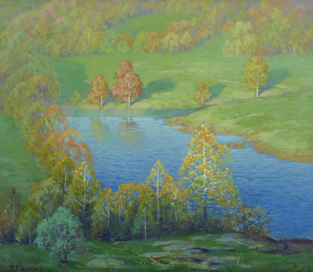 Rudolph F. Ingerle comparable auction result: rudolph f ingerle 1879 1950 autumn 24 x 28 in framed 30 x 34 in