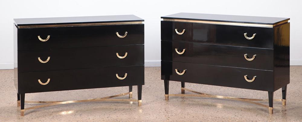 PAIR DRESSERS MANNER OF GUCCI sold by Kamelot Auctions, lot 1117 — auction record photograph